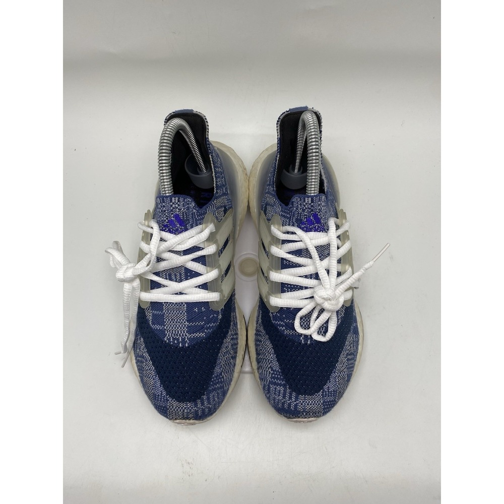 Adidas Shoes Women Size 5.5  Ultraboost 21 Blue Athletic Running 4125 - Picture 10 of 14